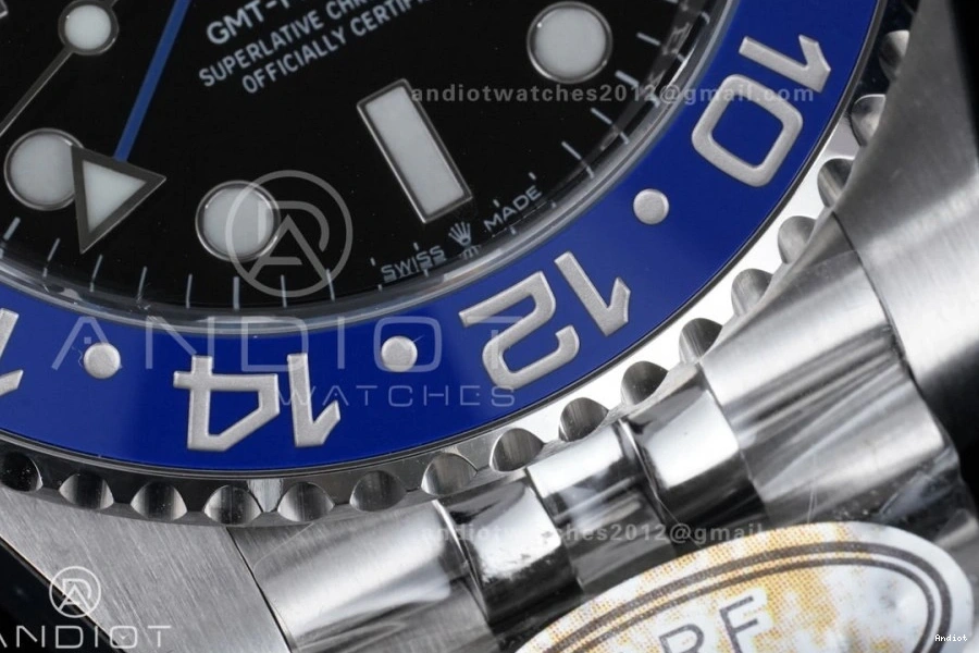 Edition II BLNR SH3285 SS Batgirl 904L Best GMT Jubilee Master On ARF Bracelet 126710 V2 1:1 New 0213